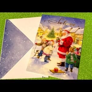 Believe Christmas Card